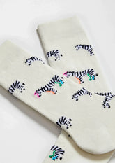 Chaussettes en coton - BeZebra Blanc